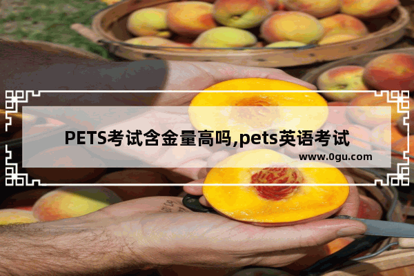 PETS考试含金量高吗,pets英语考试有用吗
