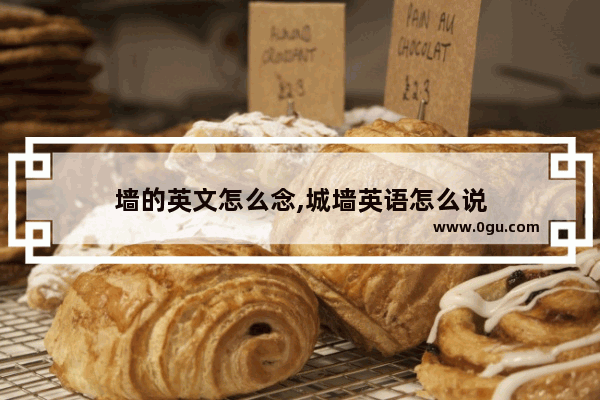 墙的英文怎么念,城墙英语怎么说