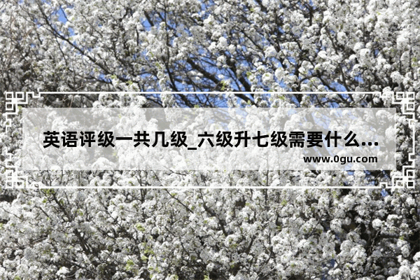 英语评级一共几级_六级升七级需要什么条件