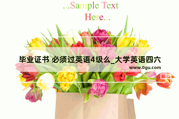 毕业证书 必须过英语4级么_大学英语四六级考试 每年考几次啊 在什么时间考