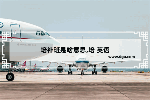 培补班是啥意思,培 英语