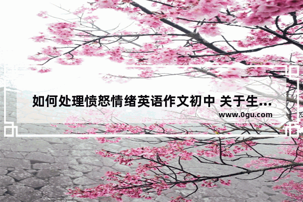 如何处理愤怒情绪英语作文初中 关于生气的英语作文