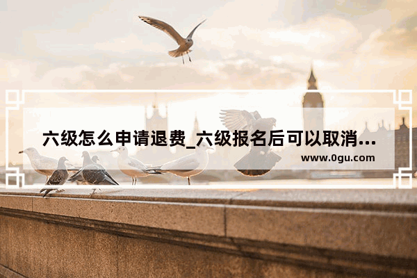 六级怎么申请退费_六级报名后可以取消退款吗