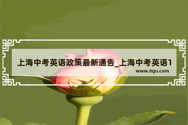 上海中考英语政策最新通告_上海中考英语140以上有多少人