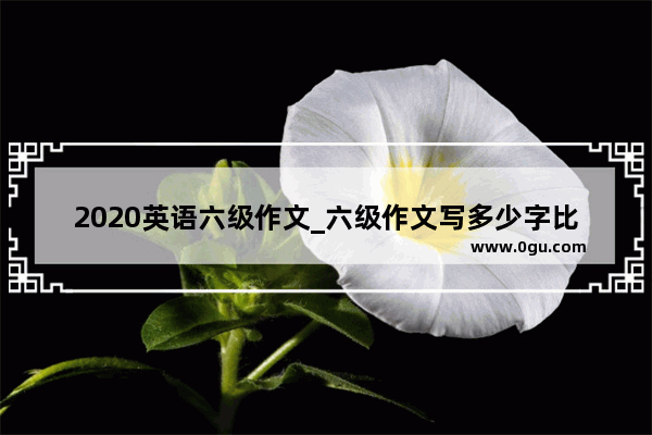 2020英语六级作文_六级作文写多少字比较好