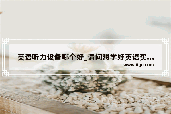 英语听力设备哪个好_请问想学好英语买哪种随声听比较好