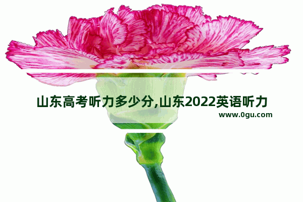 山东高考听力多少分,山东2022英语听力初中