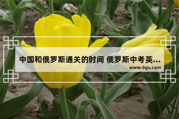 中国和俄罗斯通关的时间 俄罗斯中考英语考试时间