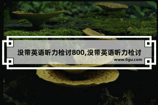 没带英语听力检讨800,没带英语听力检讨800