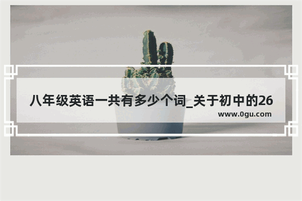 八年级英语一共有多少个词_关于初中的26个英语字母的单词
