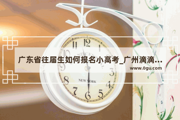 广东省往届生如何报名小高考_广州滴滴代驾去哪里报名