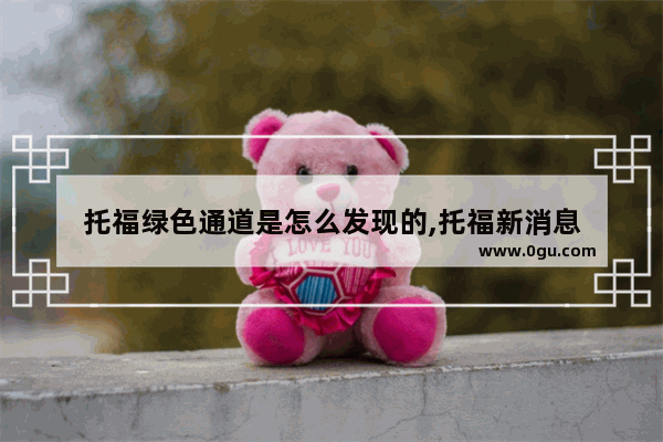 托福绿色通道是怎么发现的,托福新消息