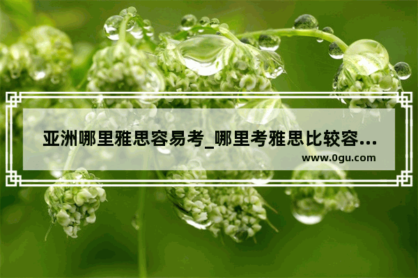 亚洲哪里雅思容易考_哪里考雅思比较容易呢