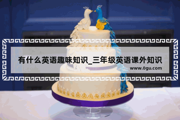 有什么英语趣味知识_三年级英语课外知识