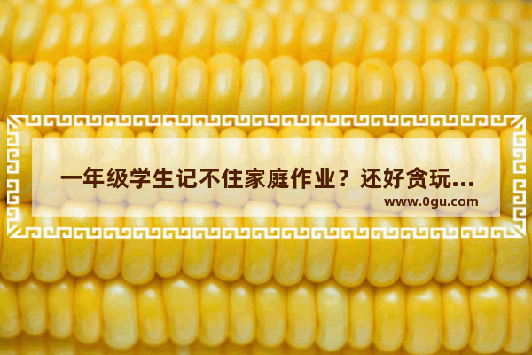 一年级学生记不住家庭作业？还好贪玩该怎么办 小学英语家庭作业