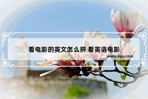 看电影的英文怎么拼 看英语电影