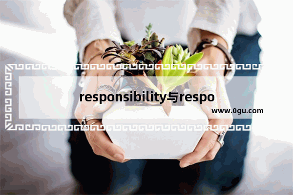 responsibility与response的区别,责任 英语
