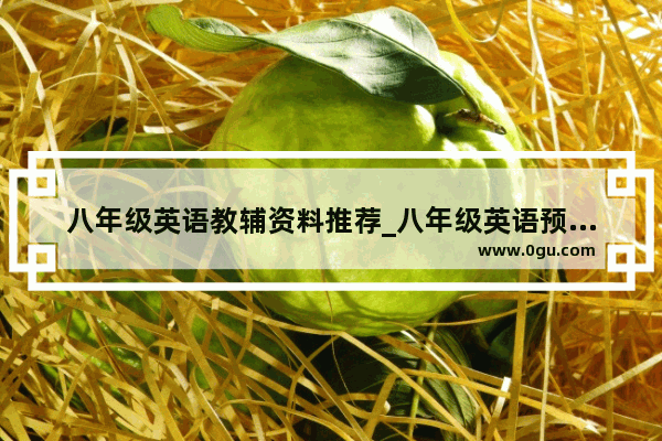 八年级英语教辅资料推荐_八年级英语预习资料哪本好