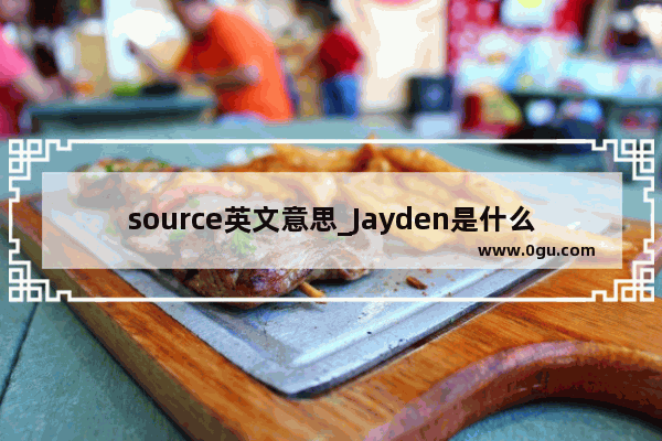 source英文意思_Jayden是什么意思