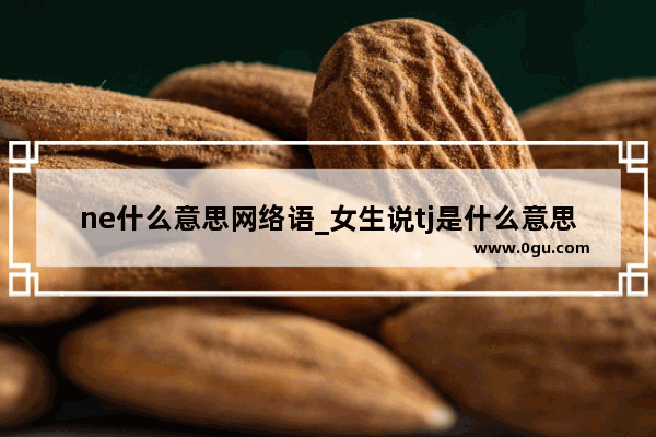 ne什么意思网络语_女生说tj是什么意思