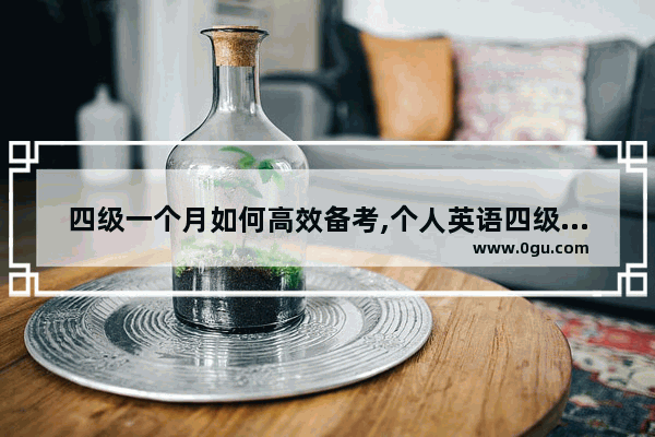 四级一个月如何高效备考,个人英语四级备考攻略