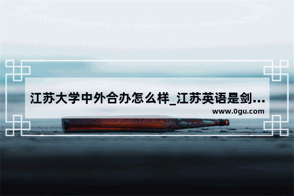 江苏大学中外合办怎么样_江苏英语是剑桥英语吗