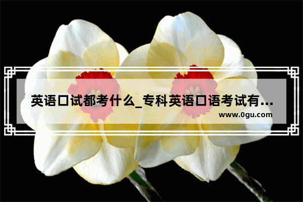 英语口试都考什么_专科英语口语考试有哪些