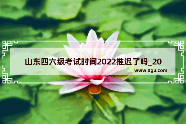 山东四六级考试时间2022推迟了吗_2022年下半年河北英语四级考试会延期吗