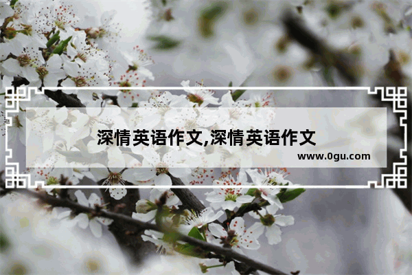 深情英语作文,深情英语作文