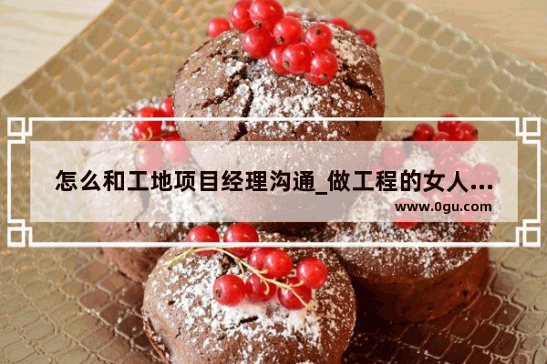 怎么和工地项目经理沟通_做工程的女人问++啥的该怎么回复