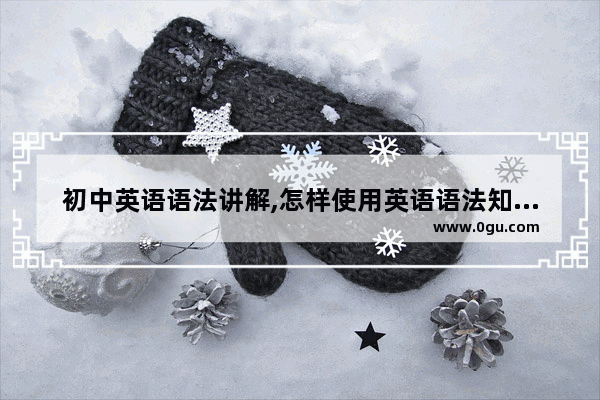 初中英语语法讲解,怎样使用英语语法知识点