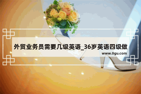 外贸业务员需要几级英语_36岁英语四级做外贸有前途吗