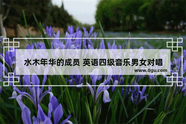 水木年华的成员 英语四级音乐男女对唱
