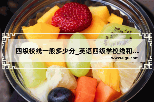 四级校线一般多少分_英语四级学校线和国家线区别