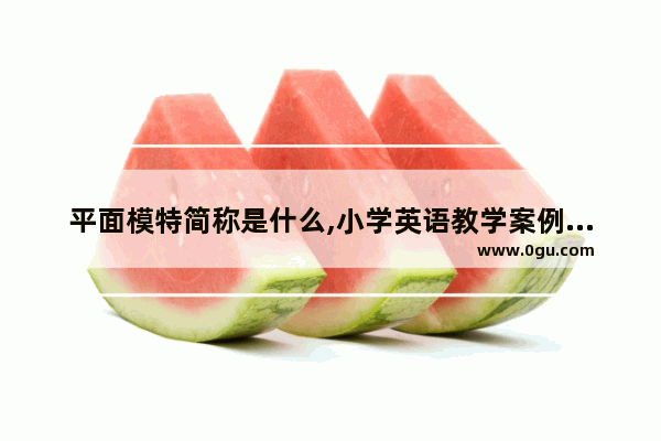 平面模特简称是什么,小学英语教学案例模特