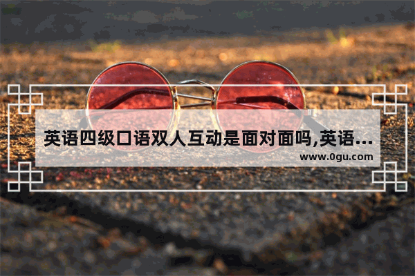 英语四级口语双人互动是面对面吗,英语口语互动性