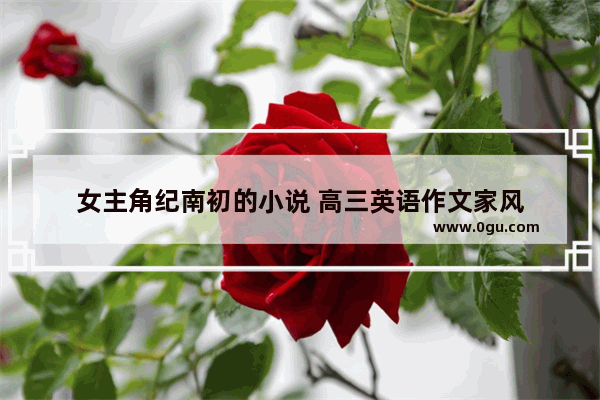 女主角纪南初的小说 高三英语作文家风