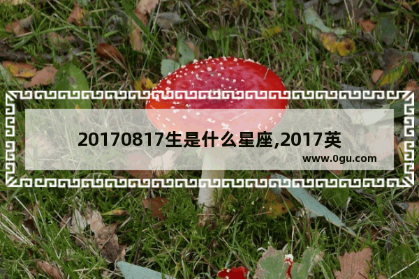 20170817生是什么星座,2017英语怎么说