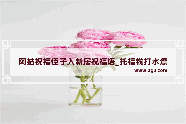 阿姑祝福侄子入新居祝福语_托福钱打水漂