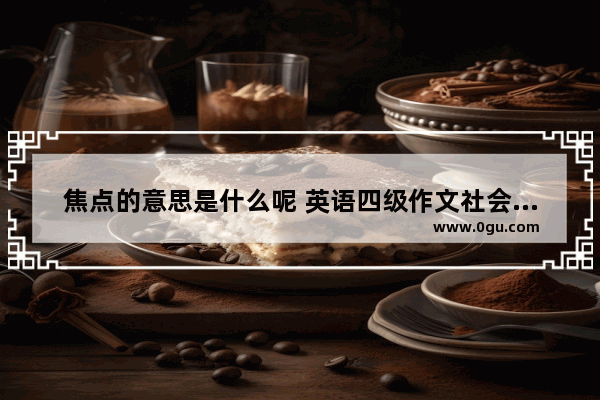 焦点的意思是什么呢 英语四级作文社会焦点范文