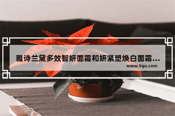 雅诗兰黛多效智妍面霜和妍紧塑焕白面霜哪个好,雅思蓝黛紧致