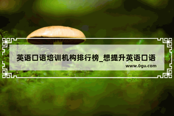 英语口语培训机构排行榜_想提升英语口语 是报网课还是线下课
