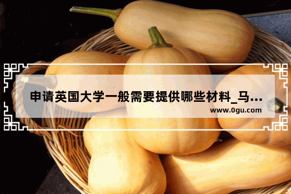 申请英国大学一般需要提供哪些材料_马来西亚本科申请英国研究生要雅思吗