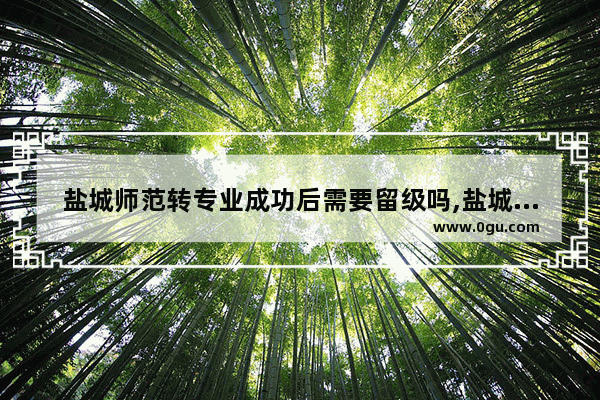 盐城师范转专业成功后需要留级吗,盐城师范学院英语六级弃