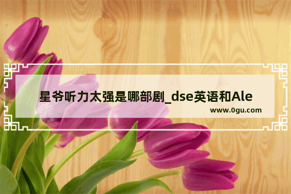 星爷听力太强是哪部剧_dse英语和Alevel英语比较