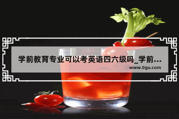 学前教育专业可以考英语四六级吗_学前教育专业考研可以选择什么专业
