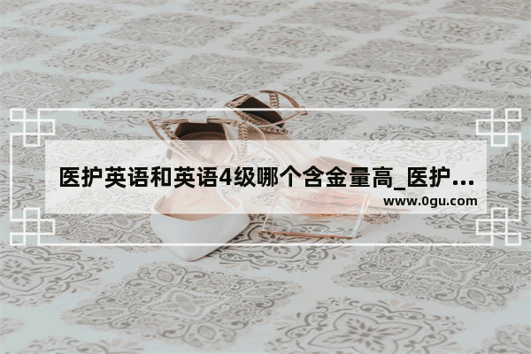 医护英语和英语4级哪个含金量高_医护英语四级什么水平