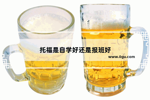 托福是自学好还是报班好