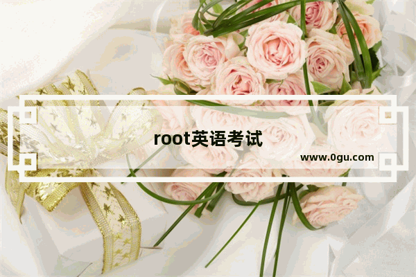 root英语考试