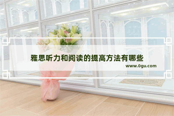 雅思听力和阅读的提高方法有哪些